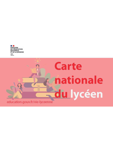 Carte nationale du lycéen PVC